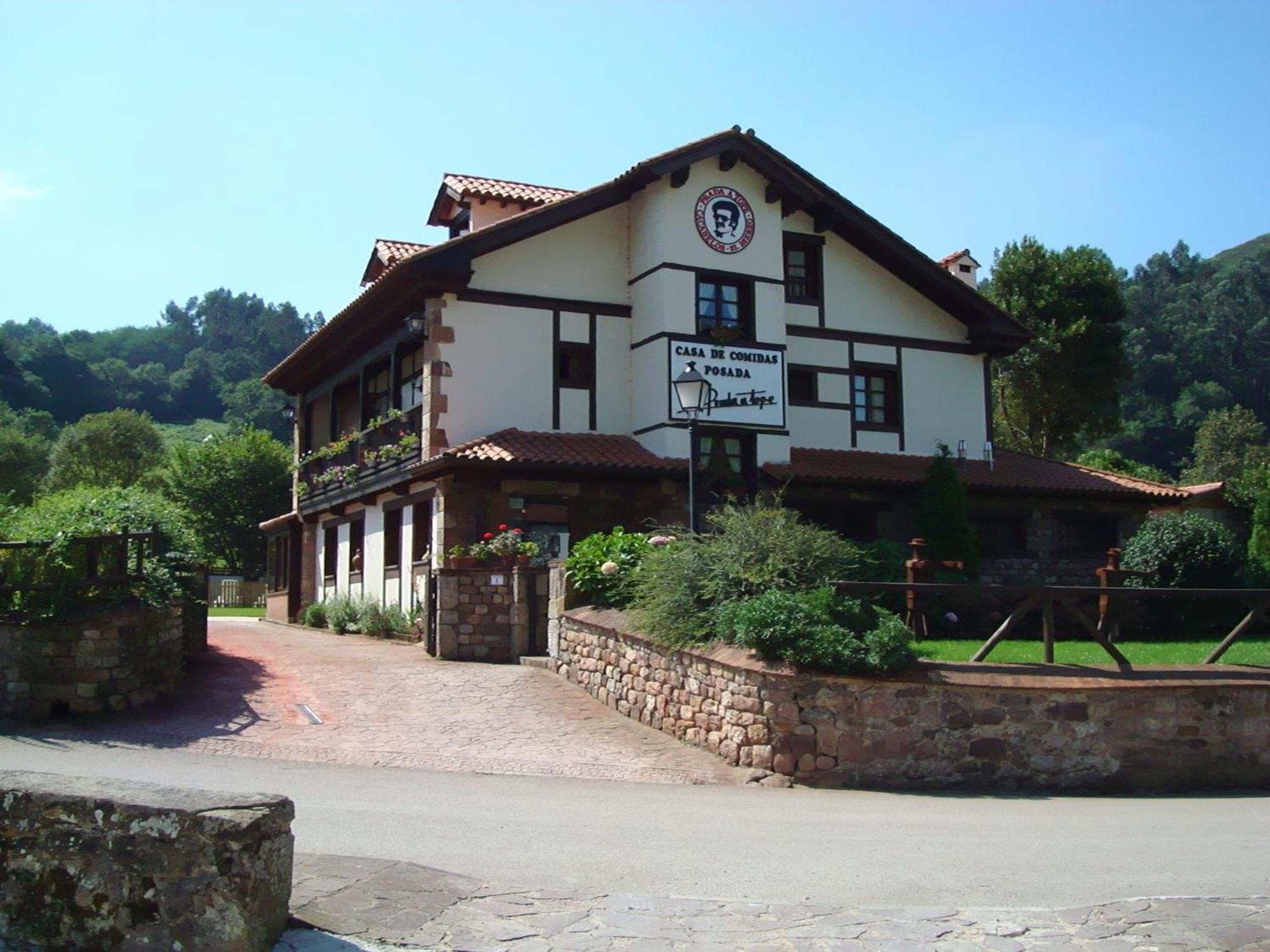 Posada Restaurante Prada A Tope Treceno Exterior photo